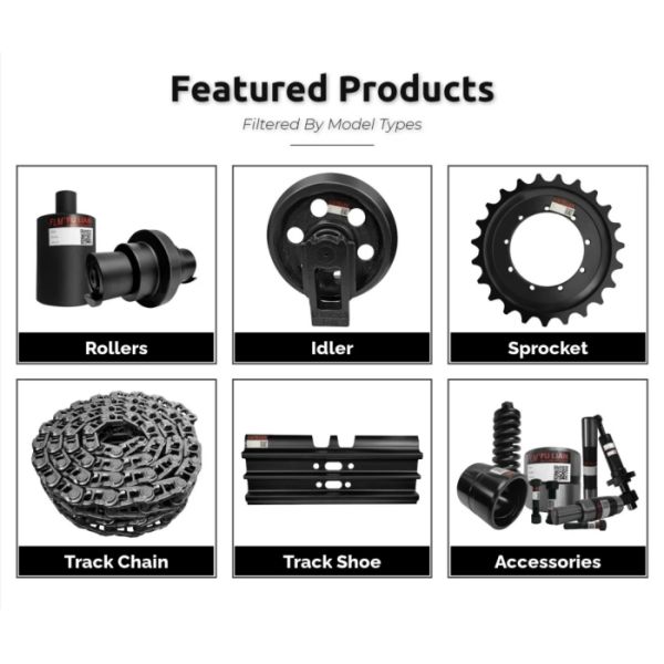 Doosan Excavator Chain Link Dx150 Dx220 Dx250 Track Shoe Assy