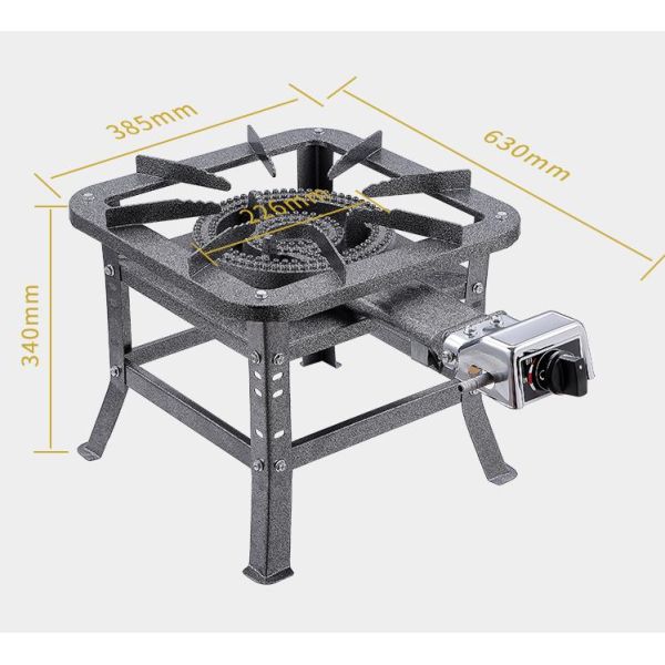Оборудование ресторана 1 режим контроля газовой плиты Lpg цилиндра ручной