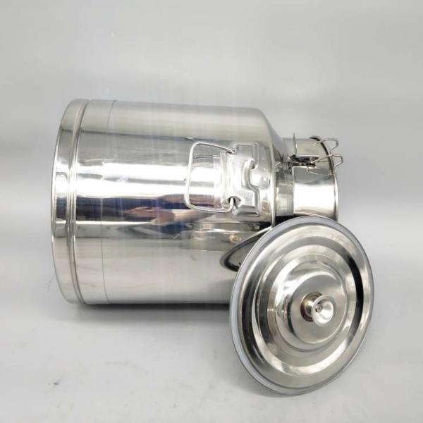 25L Honey Barrels Storage Bucket Grain Stainless Steel Drum Milk Barrel