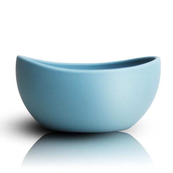 Silicone Bowl in Orange Pink Blue TV Shopping Pet Food Grade Navy  Green or Yellow