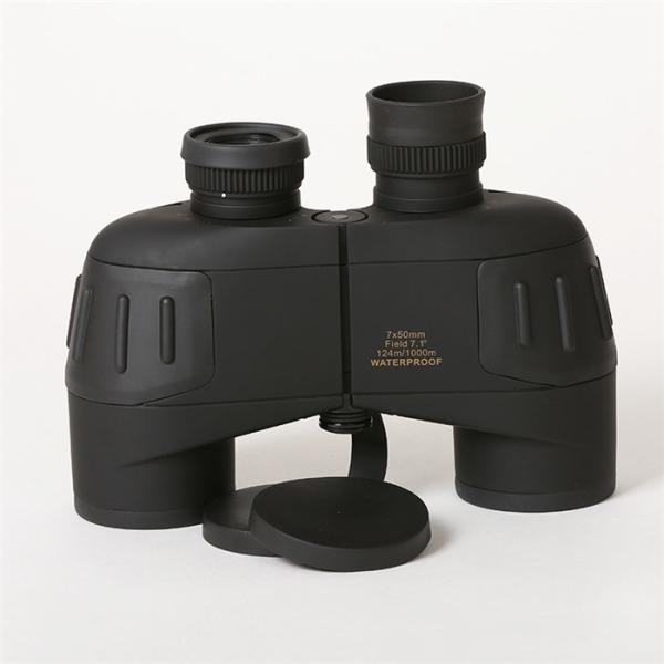Military 7x50 Binoculars Porro Optical System Telescope With Rubber Skin