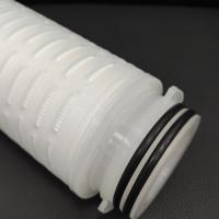 Pp ont plissé la cartouche filtrante pour la filtration 0.1um 0.22um 0.45um de RO de l'eau pré