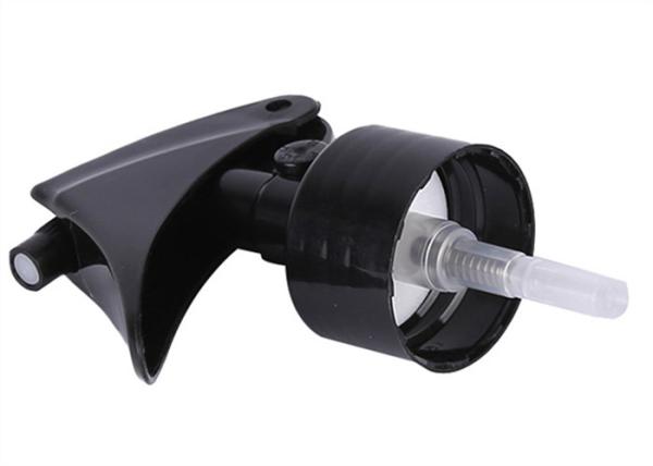 Recyclable Trigger Spray Bottle Tops , Pure Black Mini Sprayer Pump