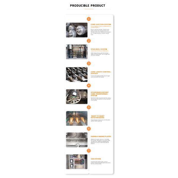 Sugar Cone Making Machine rodado comercial 101 placas que cuecen