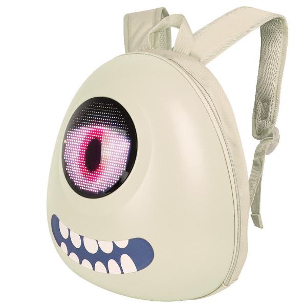 Cartoon Jardim de infância Mochila para meninos e meninas Escola LED Publicidade tela de exibição