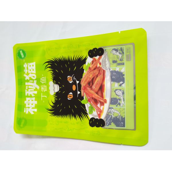 Plastic Packaging PET CPP 3 Side Seal Bags Spot UV Surface Printing