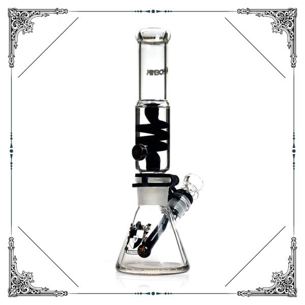 PHOENIX STAR Freezable Coil Beaker Bottom Glass Bong Smoking Water Pipe