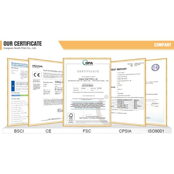 Сертифицированная ISO9001 картонная бумага Благодарственные открытки