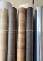 Rolo de filme de PVC de padrão de madeira para decoração de painéis de móveis interiores