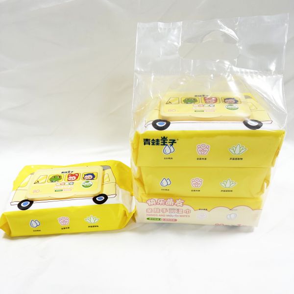99.5% Water Wet Wipes Finger Face Baby Wipes For Baby Wet Wipes