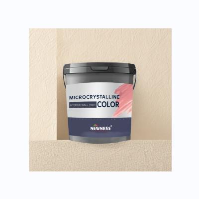 Pintura de parede interior de veludo metálico acrílico com baixo teor de COV para espaços comerciais ecológicos