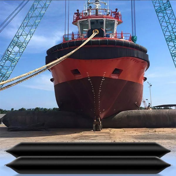 Boat Launching Airbag Flexible Operation Anti Wear Surface Efficient Launching