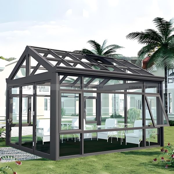 High Quality Polycarbonate Covered Garden Greenhouse Factory Price Waterproof for Warehouse Villa Outdoor Hotel Bathroom Use