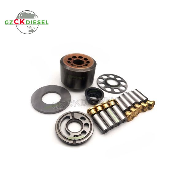 Componentes de la bomba hidráulica Kawasaki Bloques de cilindros pistones Placa de válvula LH para la bomba K3V63DT