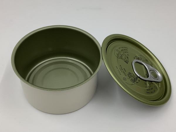 Tailored Two Piece Shallow Round Tin Cans Caliber 202 55ml 53mm×32mm