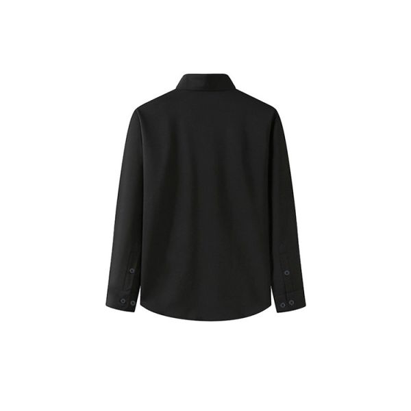 Смесь вискозы/полиэстра/спандекса Новейшая формальная рубашка с длинным рукавами для бизнесменов