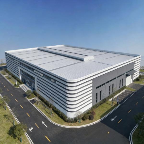 Prefab Multi-level Steel Frame Building Custom Size for Office & Workshop Integration