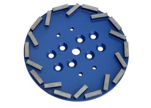 Disco de moedura profissional 7 do diamante roda de moedura grande do diamante para o assoalho concreto