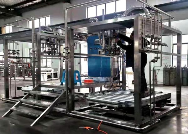 SUS304 Bag In Box Aseptic Liquid Filling Machine For Juicer Jam