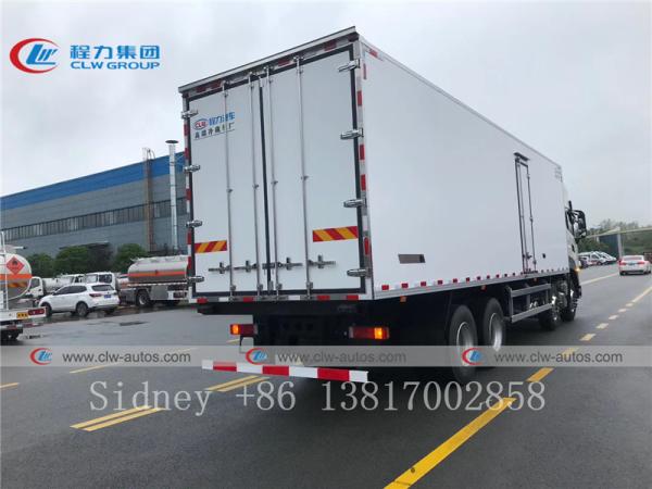 Carne de Dongfeng Kinland 8x4 30 Ton Refrigerator Box Truck For