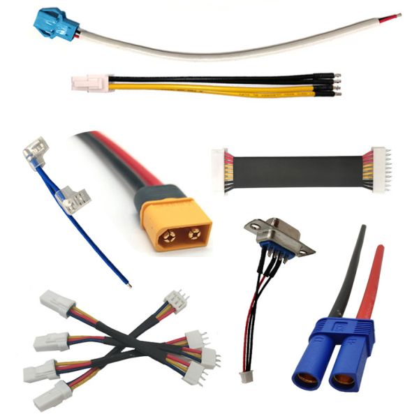 2 Pin-40 Pin RoHS Electric Wire Harness Silica PE PVC Insulation For LED And Automotive