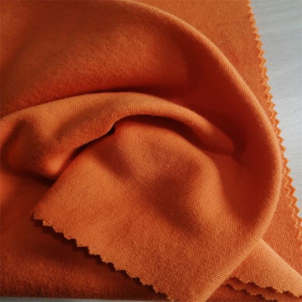 7oz Knitted Interlock FR Cotton Fabric Arc Rated 160 Cm Width