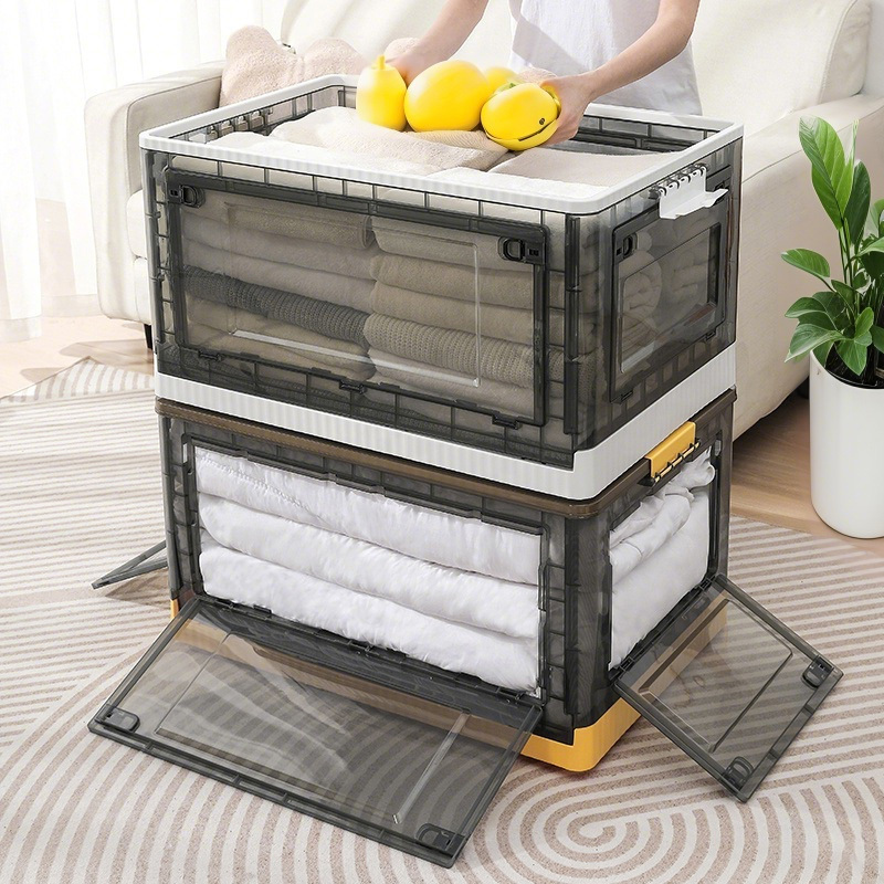 Hot Sale Home Use Stackable Detachable Clothing Storage Boxes Large and Sturdy Storage Boxes for Cloth Quilt