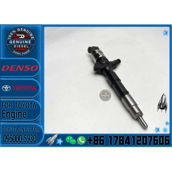 New 095000-5930 095000-5931 Common Rail Diesel Fuel Injector for TOYOTA Models 23670-0L010 & 23670-09060