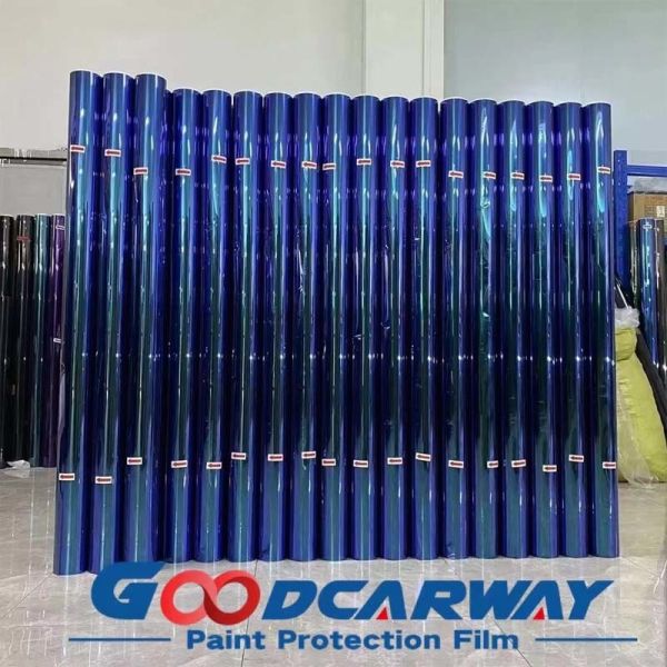 Декоративная солнечная пленка антиотблески Красный цвет CR-8065 Камалеон Автомобильное окно пленка Окраска радуга