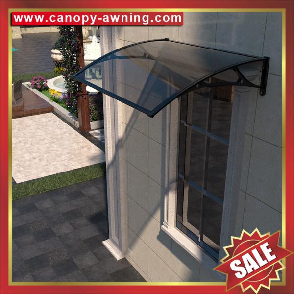 excellent diy polycarbonate awning canopy shelter with cast aluminum bracket arm support for sales