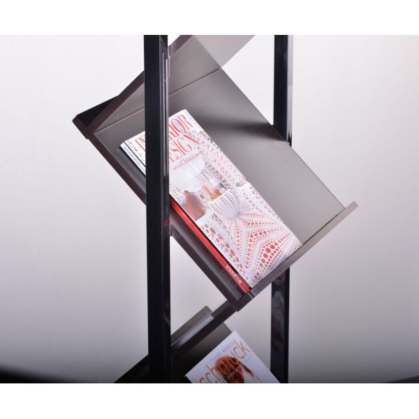 Zig Zag Detachable Information Display Stand 460X350mm Aluminum Profile