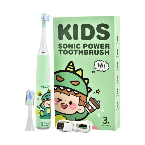 Children's IPX7 Waterproof Toothbrush Rechargeable Soft Bristle electric toothbrush For Kids