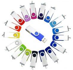 Eslabón giratorio 1GB, 2GB, 4GB, 8GB, memoria USB del metal 16GB compatible con la PC AT-027
