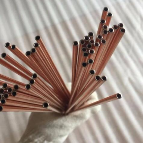 Factory Supply C11000 C12200 Copper Tube Pipes 1/4 1/2 3/8 For Air Conditioner And Refrigerator