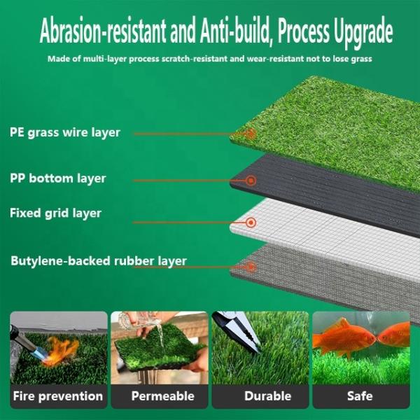 Fair prices Excellent Resilience Artificial sod Artificial lawn For outdoor