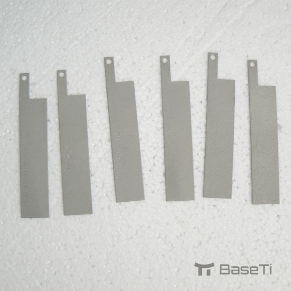 High Durability Titanium Anode Platinum Coated Titanium Electrodes For Chlor Alkali Production