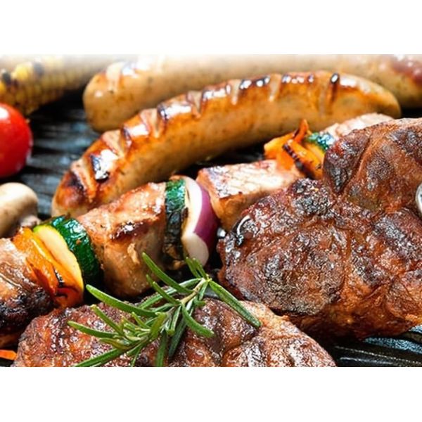 Electric Auto Rotate Roaster Commercial Kebab Grill Stainless Steel