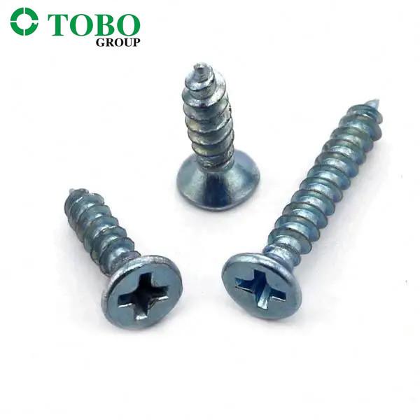 Iso1483 Din7973 Stainless Steel Brass Slotted Oval Head Self Tapping Screw