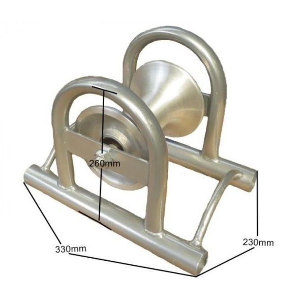 Línea recta rodillo de acero del foso del rodillo del cable del rodillo que pone a tierra del cable