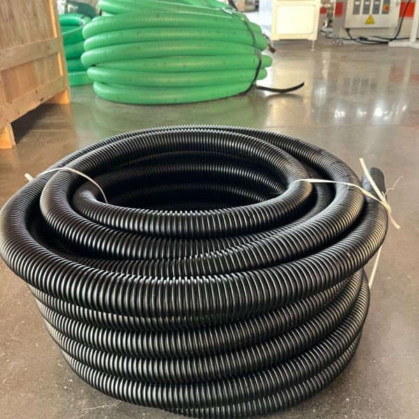 Factory Supply Plastic Single Wall Corrugated Pipe Making Machine PE PP Flexible Electrical Conduit Tube Extrusion Line