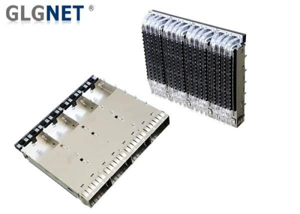 100G Ethernet Isolated Sfp Jack QSFP28 Connector Mates 1 X 4 Multiple Ports