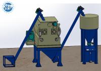 Mélangeur sec simple d'axe de jumeau de machine de mélangeur de mortier avec la capacité 4 - 5t/H