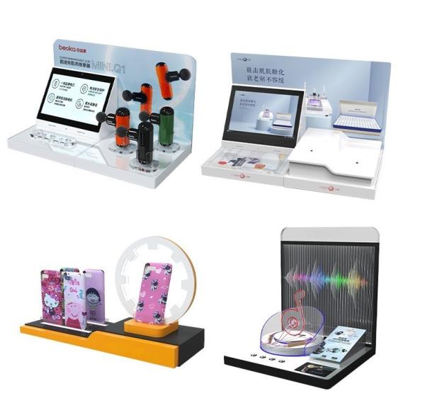 Custom Watches Acrylic Display Stands Phone Display Stands Holder Glossy Lamination
