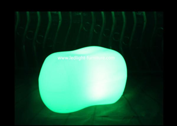 A pedra do polietileno deu forma ao tamborete claro da cadeira da barra do diodo emissor de luz/diodo emissor de luz para a decoração exterior