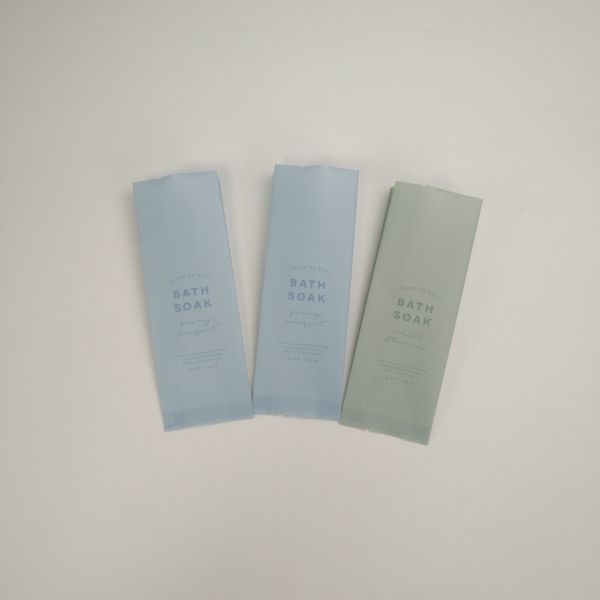 Подгонянные сумки бомбы ванны сумок 170g соли для принятия ванны Matt 6oz упаковывая упаковывая с подгонянным логотипом