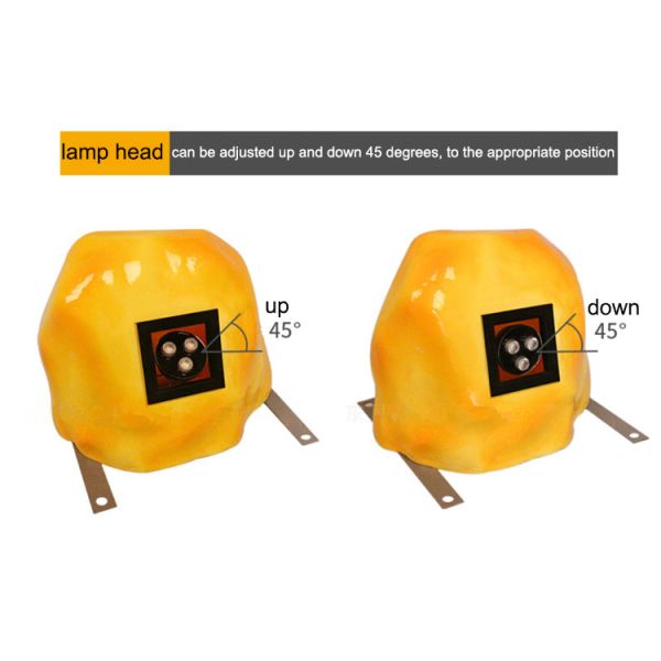 LED Stone Spot Light Outdoor Lawn Decorative Light Bright Landscape Resin Stone Lamp Garden Light