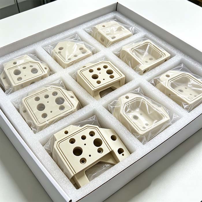 Custom CNC Machined PEEK Plastic Components with High-Temperature Resistance, Chemical Stability, and Strict Dimensional Tolerance
