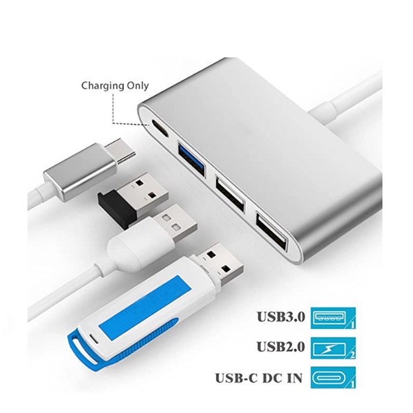 4 In 1 Data Transfer 5 Gbps Macbook Pro Usb C Adapter Hub
