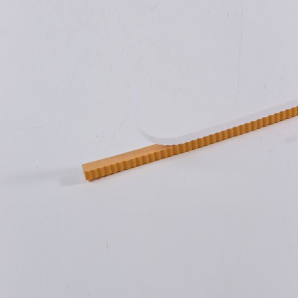 Die Cutting EPDM Rubber Foam Sponge with Adhesive Color Orange Dimension 10x300x380mm