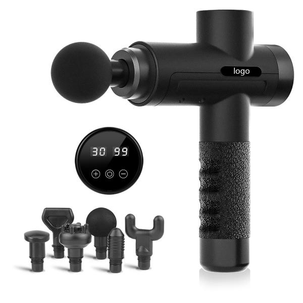 6Pcs Function Head  Relaxation Muscle Massage Gun Long Battery Life Massager Gun
